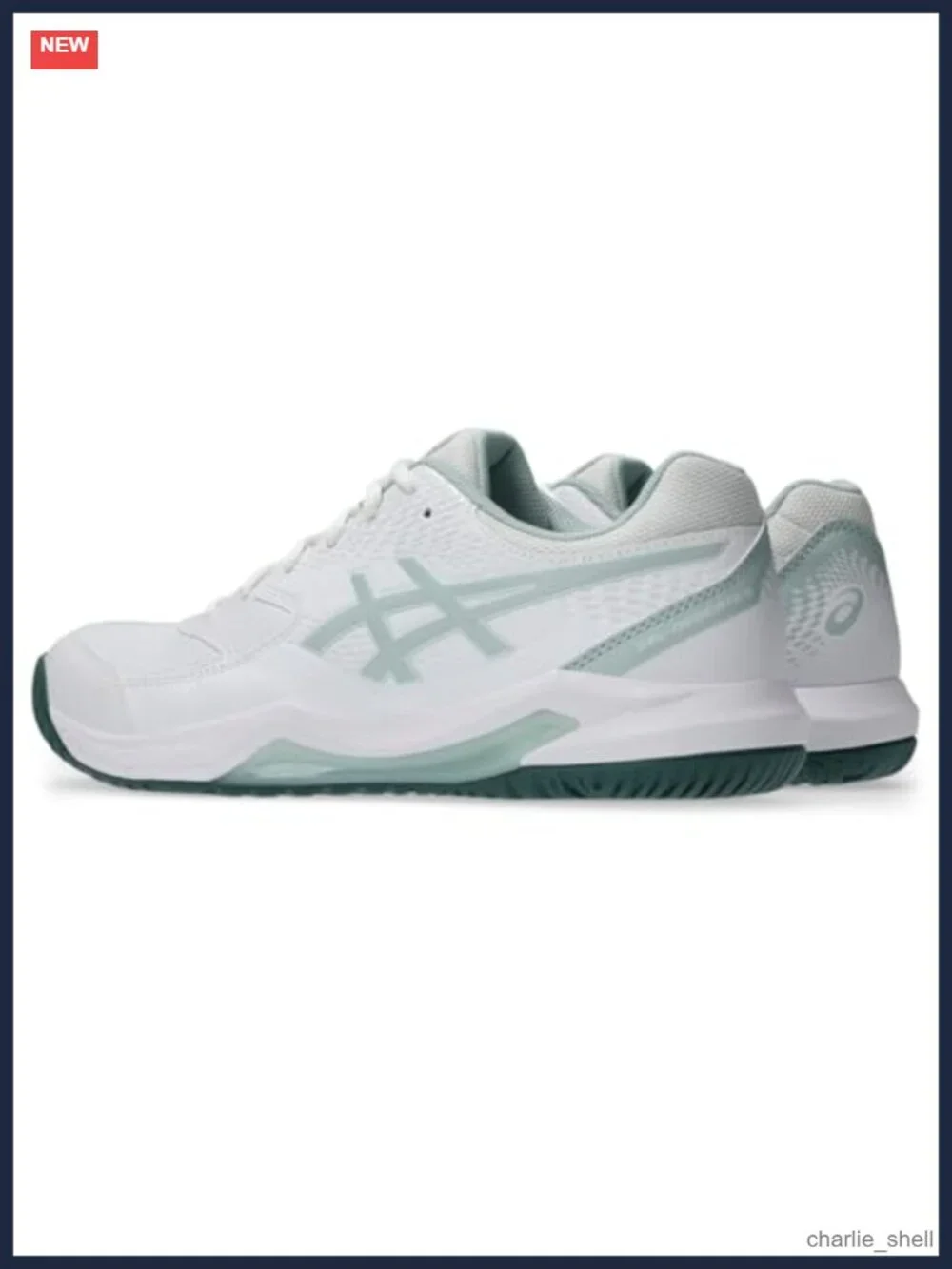 Men's Gel-Dedicate 8 Tennis Shoes Synthetic Leather Athletic Lace-Up